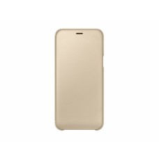 Samsung Galaxy A6 2018 gyári Flip Wallet tok - arany