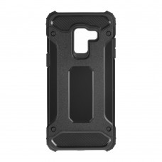 Samsung A530F/A8 2018 Defender hátlap - fekete