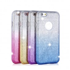 Apple iPhone 7/8 Gradient Glitter TPU - Rózsaszín
