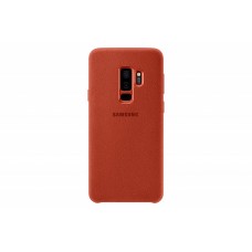 Samsung Galaxy S9 gyári Alcantara Cover hátlap - piros