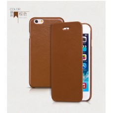 Apple iPhone 6 HOCO Premium Bőr Könyvtok -  Barna