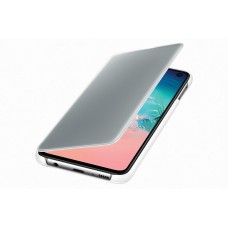 Samsung Galaxy S10e gyári Clear View Cover tok - fehér