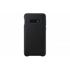 Samsung Galaxy S10e gyári bőr hátlap - fekete