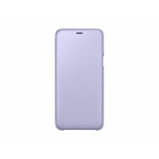 Samsung Galaxy A6 Plus 2018 gyári Flip Wallet tok - lila