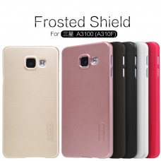 Samsung A310/A3 2016 NILLKIN Frosted Shield Hátlap és Fólia - Fekete