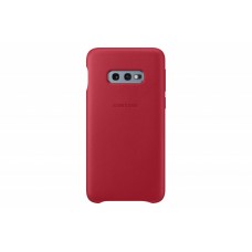 Samsung Galaxy S10e gyári bőr hátlap - piros