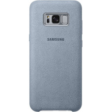 Samsung Galaxy S8 gyári Alcantara Cover hátlap - menta