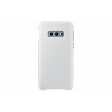 Samsung Galaxy S10e gyári bőr hátlap - fehér