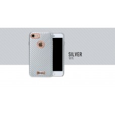 Apple iPhone 7/8 Remax Carbon Hátlap - Ezüst