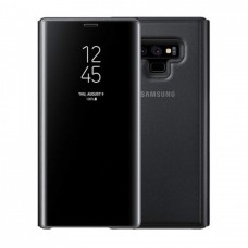 Samsung Galaxy Note 9 gyári Clear View Standing Cover - fekete