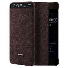 Huawei P10 gyári Smart View Cover - barna