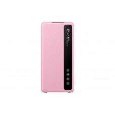 Samsung Galaxy S20 Plus gyári Clear View Cover - rózsaszín