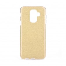 Samsung A6 Plus 2018 Glitter TPU - arany