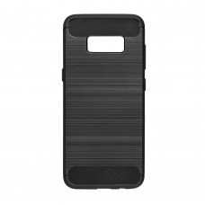 Samsung S9 Plus Milled Carbon hátlap - fekete