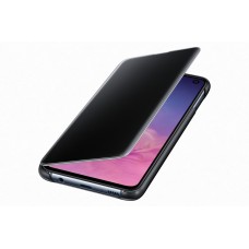 Samsung Galaxy S10e gyári Clear View Cover tok - fekete