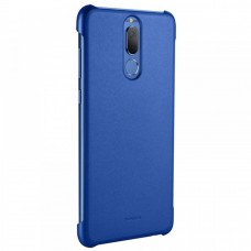 Huawei Mate 10 Lite gyári műanyag bőrbevonatos hátlap - kék