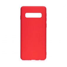 Samsung S10 Plus Soft case szilikon - piros