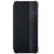 Huawei P20 gyári S-View Flip Cover - fekete