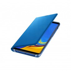 Samsung Galaxy A9 2018 gyári Flip Wallet tok - kék