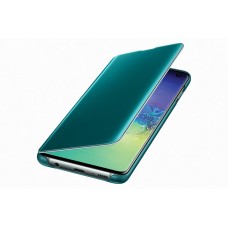 Samsung Galaxy S10 gyári Clear View Cover tok - zöld