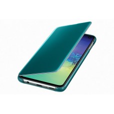 Samsung Galaxy S10e gyári Clear View Cover tok - zöld