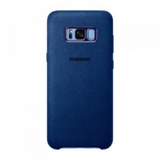 Samsung Galaxy S8 Plus gyári Alcantara Cover hátlap - kék