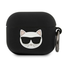 Apple Airpods 3 Karl Lagerfeld szilikon tok - fekete