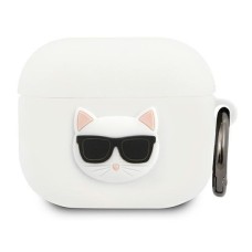 Apple Airpods 3 Karl Lagerfeld szilikon tok - fehér