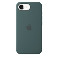 Apple iPhone 16e gyári MagSafe szilikon tok - Lake Green
