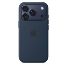 Apple iPhone 17 Pro gyári MagSafe szilikon tok - Éjfekete