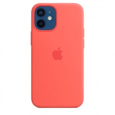 Apple iPhone 12 Pro Max gyári MagSafe szilikon tok - Pink Citrus