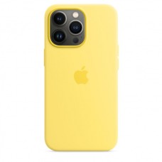 Apple iPhone 13 Pro gyári MagSafe szilikon tok -Lemon Zest