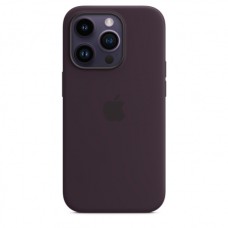 Apple iPhone 14 Pro gyári MagSafe szilikon tok - Elderberry