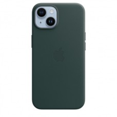 Apple iPhone 14 gyári MagSafe bőr tok - Forest Green Apple iPhone 14 gyári MagSafe bőr tok - Forest Green