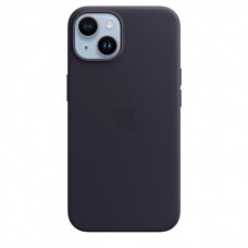 Apple iPhone 14 gyári MagSafe bőr tok - Ink Apple iPhone 14 gyári MagSafe bőr tok - Ink
