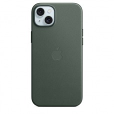 Apple iPhone 15 Plus gyári MagSafe FineWoven tok - Evergreen