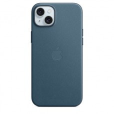 Apple iPhone 15 Plus gyári MagSafe FineWoven tok - Pacific Blue