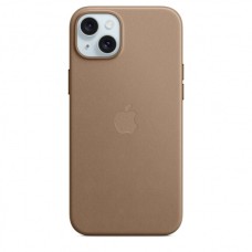 Apple iPhone 15 Plus gyári MagSafe FineWoven tok - Taupe