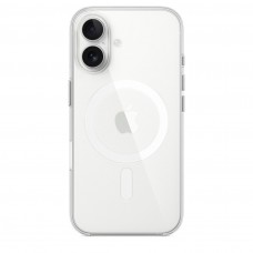 Apple iPhone 16 Plus gyári MagSafe szilikon tok - Clear