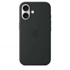 Apple iPhone 16 Plus gyári MagSafe szilikon tok - Black