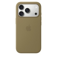 Apple iPhone 18 Pro Max gyári szilikon MagSafe tok - Olive