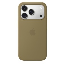 Apple iPhone 18 Pro Max gyári szilikon MagSafe tok - Olive