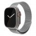 Apple Watch Premium Mesh szíj - Ezüst