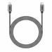 Premium Metál Lightning - TYPE-C adatkábel MFI 1.2M - grafit Premium Metál Lightning - TYPE-C adatkábel MFI 1.2M - grafit