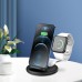 Dux 3in1 Wireless töltő Okostelefonhoz, Apple watch-hoz és Airpods-hoz 15W - fekete Dux 3in1 Wireless töltő Okostelefonhoz, Apple watch-hoz és Airpods-hoz 15W - fekete