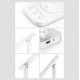 Baseus asztali lámpa Wireless Töltővel - fehér