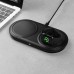 Baseus asztali Wireless töltő 2in1 okostelefonhoz és apple watch-hoz 24W - fekete