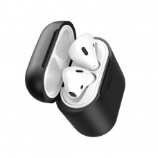 Baseus Apple AirPods 1-2 szilikon tok vezetéknélküli töltéssel - fekete
