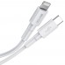 BMX USB-C - Lightning MFI kábel  1.8M - fehér