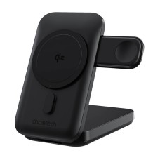 Choetech 3in1 Magsafe Wireless asztali Töltőállvány 10.000mah - Fekete